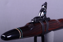 Mun Ebony Native American Flute, Minor, Mid G-4, #J40B